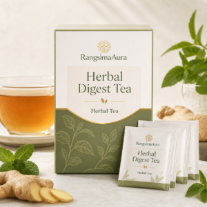RangsimaAura Herbal Digest Tea - Soothing Herbal Wellness Blend